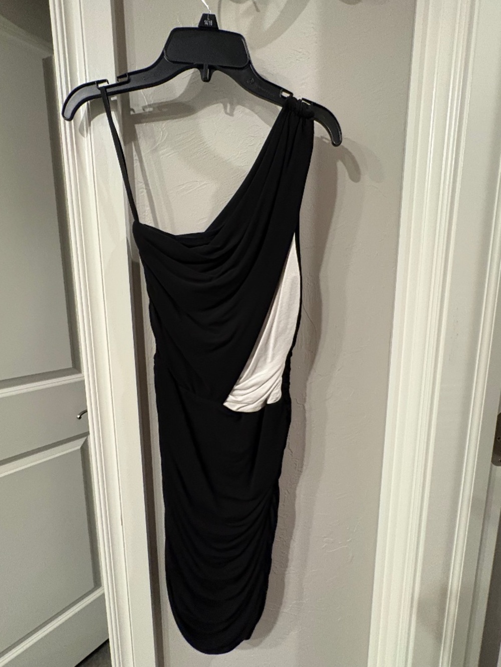 Cute BeBe one shoulder dress